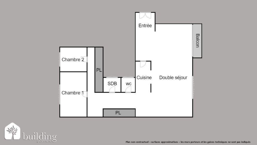 Vente appartement 3 pièces 90 m2