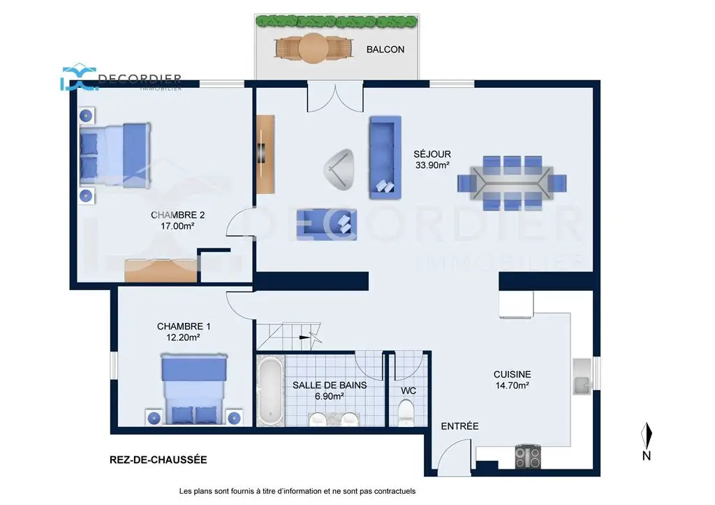 Vente appartement 4 pièces 127,6 m2