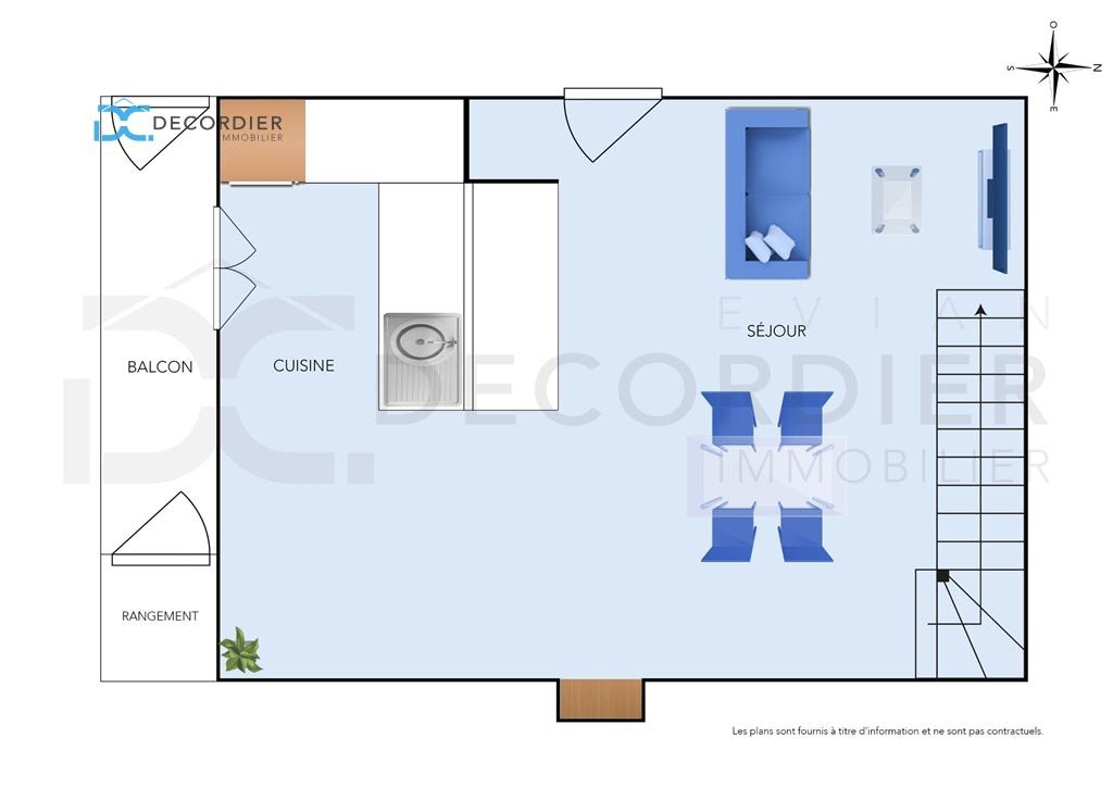 Vente appartement 3 pièces 49,75 m2