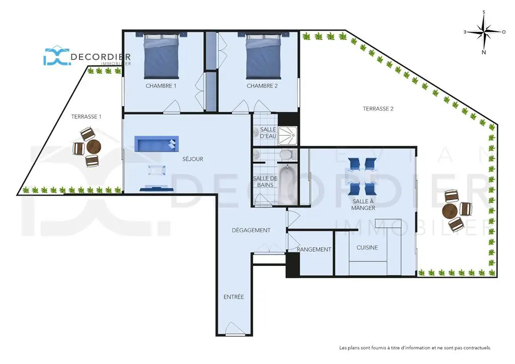 Vente appartement 3 pièces 89,16 m2