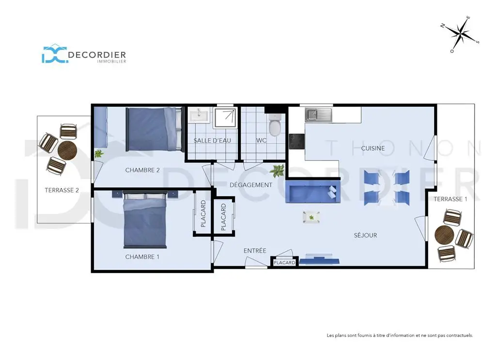 Vente appartement 3 pièces 63,51 m2
