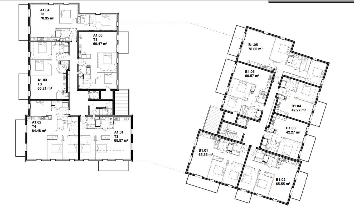 Vente appartement 3 pièces 70,95 m2