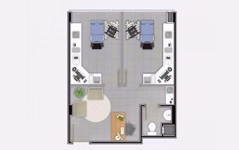 Apartamento · 40m² · 1 Quarto · 2 Vagas---