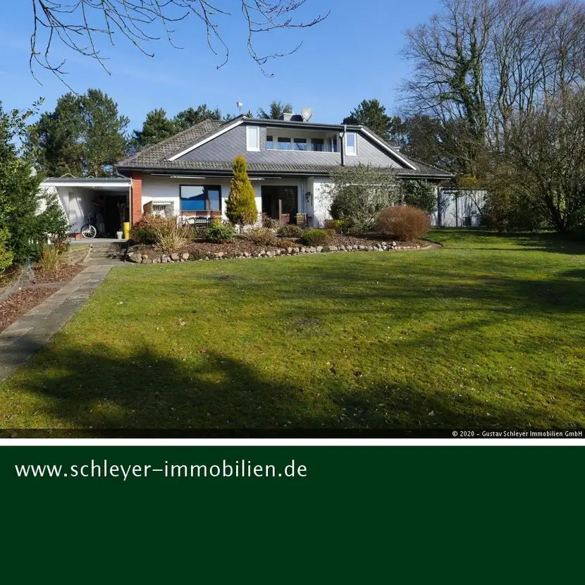 Rückansicht -- Vermietetes Einfamilienhaus mit freier Einliegerwohnung in Cuxhaven-Altenwalde