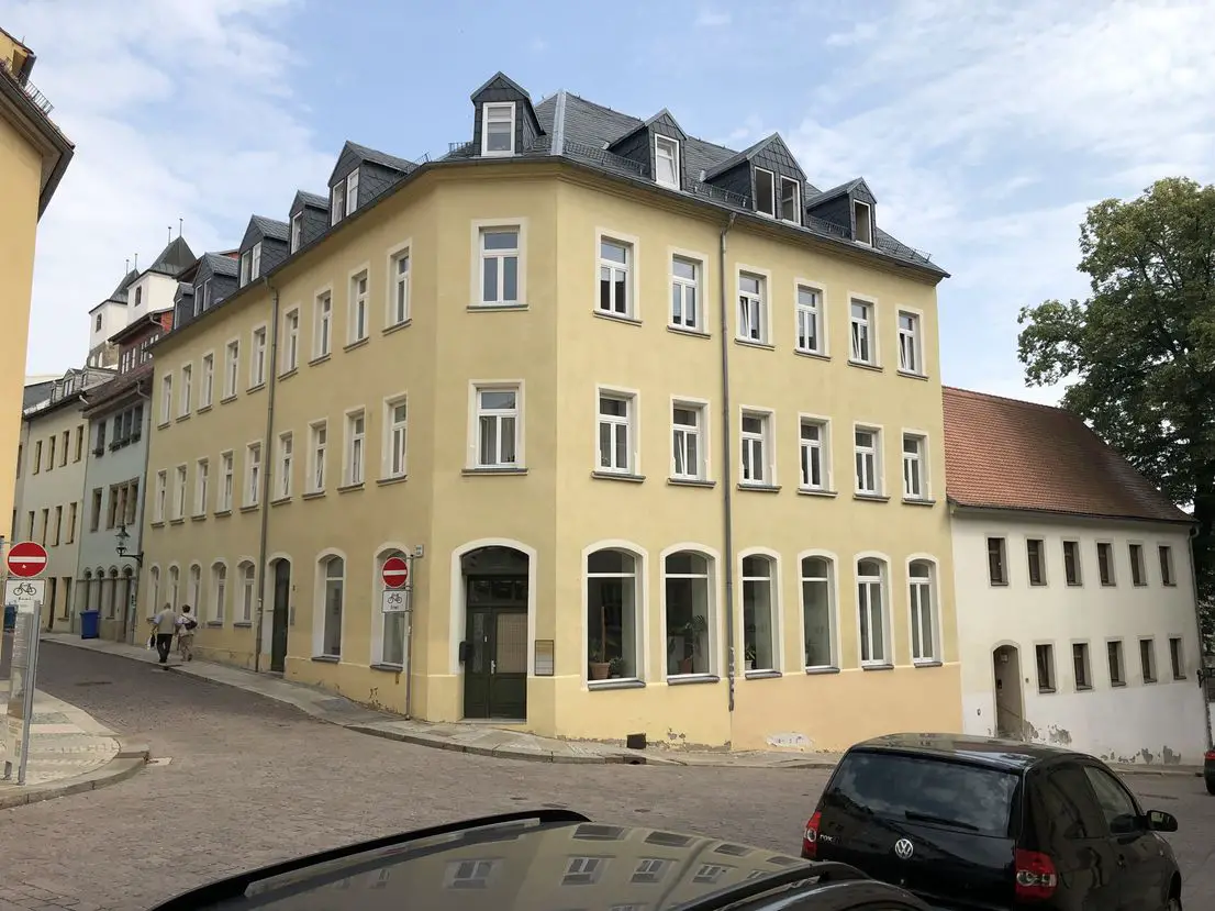 Gebäudeansicht -- 2-Raumwohnung in der Altstadt von Freiberg zu verkaufen