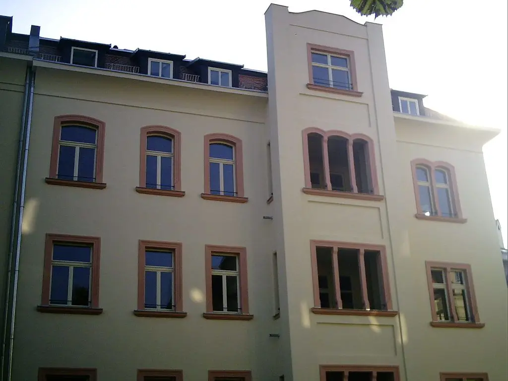 Ansicht straßenseitig (2.OG-li -- Loggia mit 3-Zimmerwohnung in Gohlis, Fechnerstraße 12, 2. OG LI WE 03
