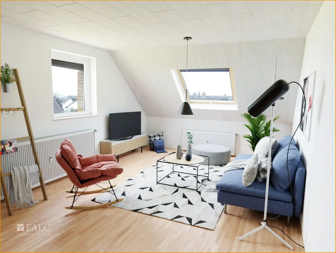 Visualisierung Wohnzimmer -- Klein und fein!