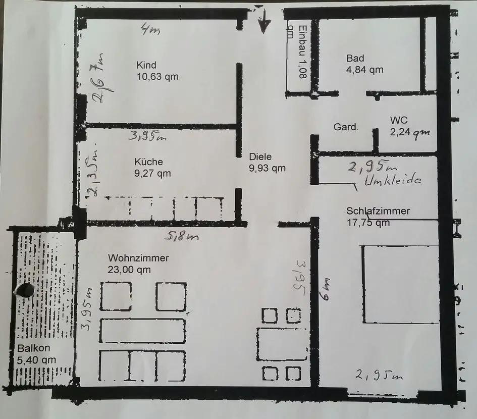3-Zimmer Wohnung zu vermieten, Dresdener Ring 1, 65239 Hochheim am Main,  Main-Taunus-Kreis | Mapio.net