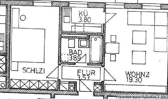 Grundriss -- Hübsche 2 ZKB-Wohnung im Domviertel von Augsburg