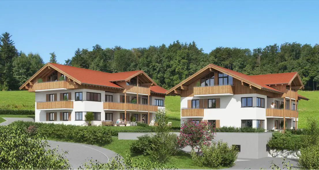 Gmund, Hirschbergstr. - Visual -- Neubau von zwei Mehrfamilienwohnhäuser VERKAUFT VERKAUFT
