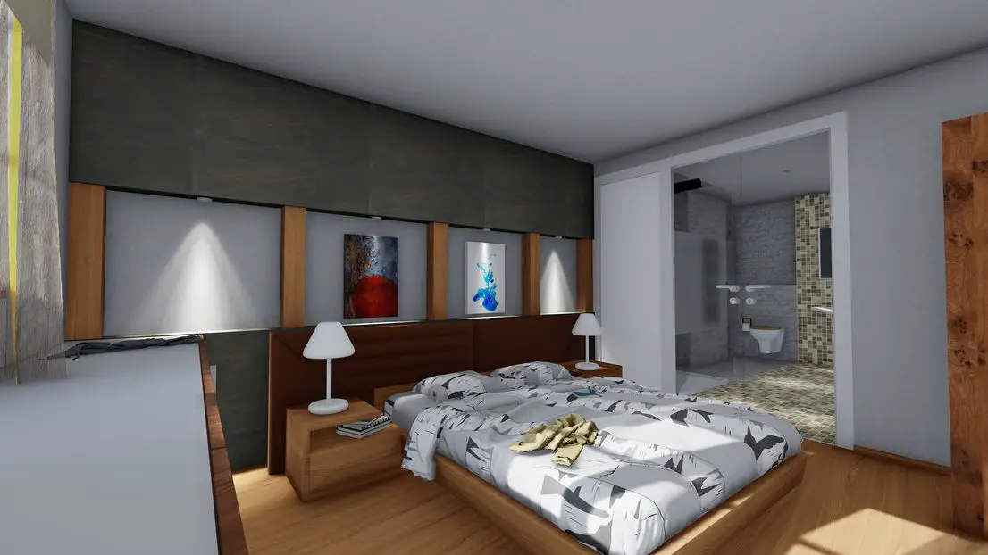 Beispiel Schlafzimmer -- Provisionsfrei | Haus 1 | Wohnung 1 | 2 Zimmer | Erdgeschoss