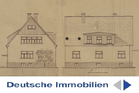 Hausansichten -- Wohnhaus mit 7 Zimmer -- unsaniert -- TOP Gewerbeeinheit/Garage in Siedlungslage Plauen / Gittersee