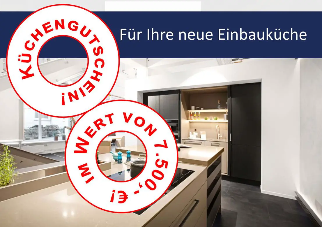 Küchengutschein -- RESERVIERT Prolife 48 -SH9 -"ein Zuhause fürs Leben"- Exklusives Stadthaus mit 4 Zimmern 113 m² Wfl.
