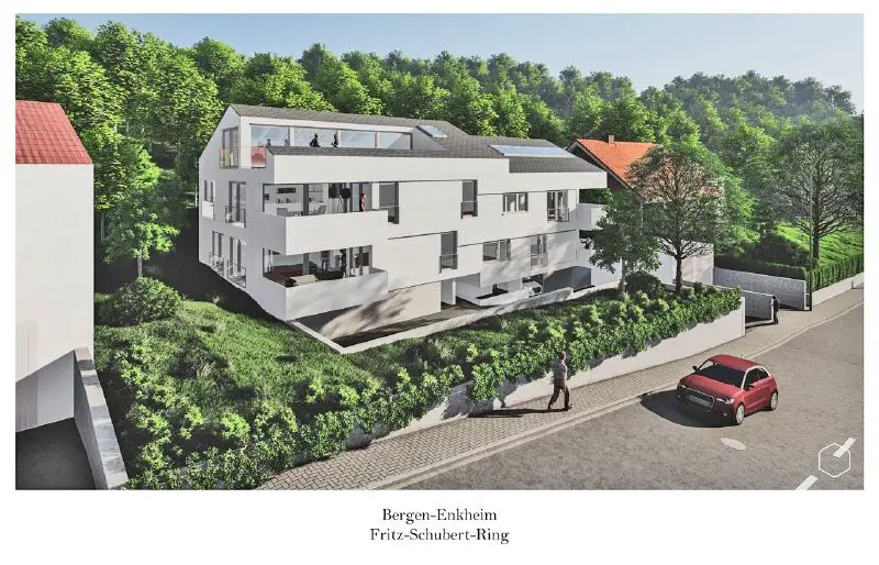 Bergen Enkheim Ansicht -- The View - Neubau Eigentumswohnungen mit traumhaftem Ausblick