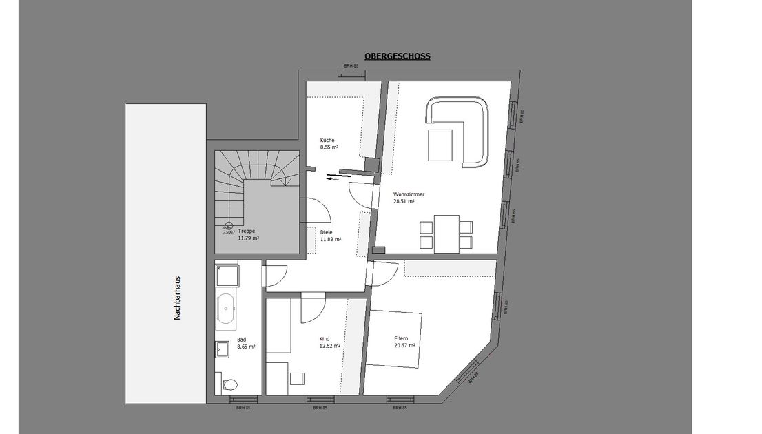 Boehlenerstr_OG -- Haus mit 6-Zimmern im Zentrum von Böhlen