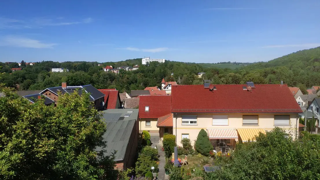 Ausblick -- Schönes Haus für Holzliebhaber mit fünf Zimmern in Weimarer Land, Bad Sulza