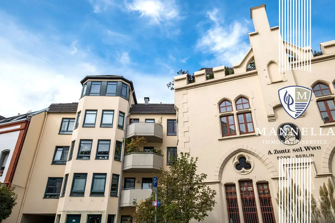 MANNELLA Immobilienservice Hen -- MANNELLA *Wohnen im Süden - oder der Südstadt von Bonn* traumhafte Wohnung auf der Königstraße