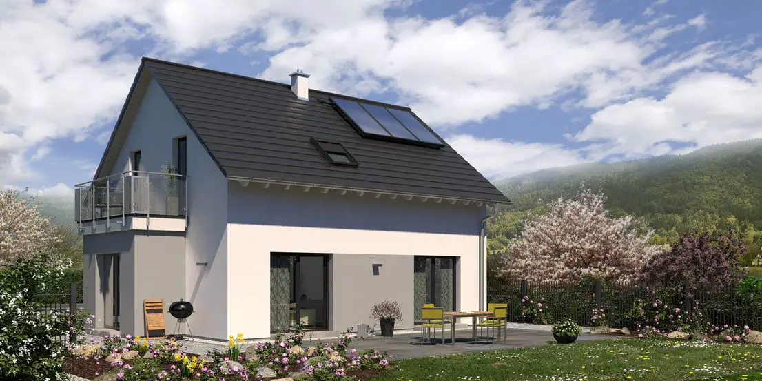Life_1_v1_Garten_Fruehling_web -- Energiesparendes Traumhaus in attraktiver Wohnlage!