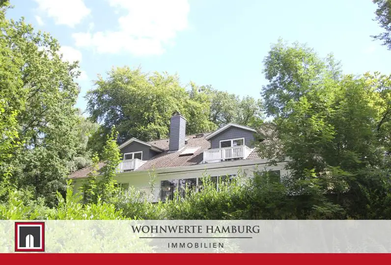 Ihre neue Immobilie -- WOHNWERTE HAMBURG - Großzügiges Einfamilienhaus in Toplage in Hittfeld-Waldesruh!