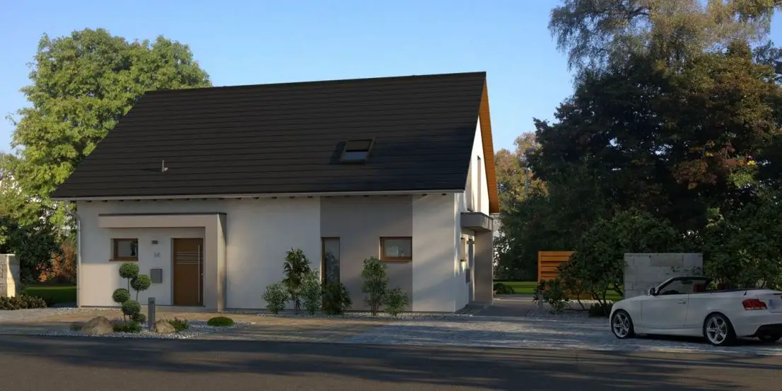 Ansicht Vorderseite -- Geräumiges Generationshaus mit separater Einliegerwohnung auf einem begehrten Grundstück