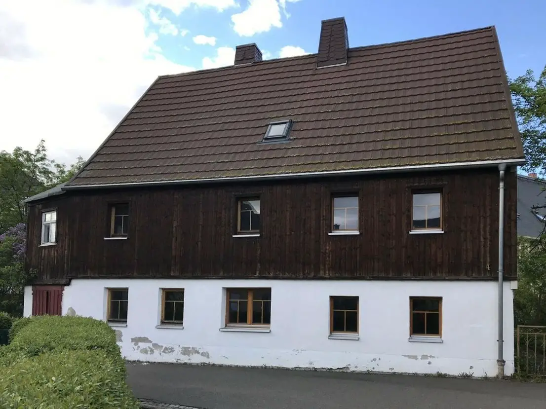 Aussenansicht -- Einfamilienhaus zu verkaufen Nähe Freiberg / Brand Erbisdorf