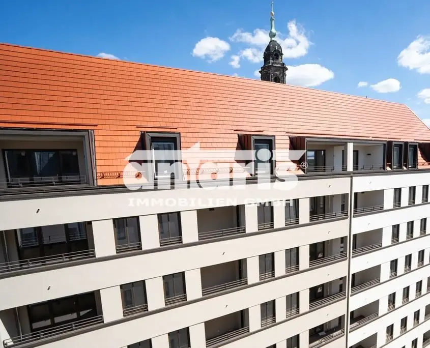 Ansicht -- antaris Immobilien Dresden GmbH ** Traumhafte 2-Raum-Wohnung mit EINBAUKÜCHE und BALKON **