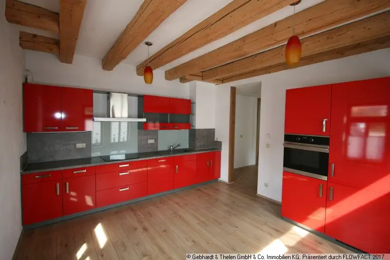 Küche - Wohnzimmer -- kleine 2-Raum-Wohnung