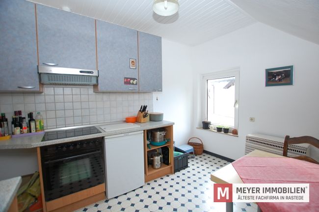 Küche -- Singlewohnung im Ortskern von Rastede (Objekt-Nr.: 5792)