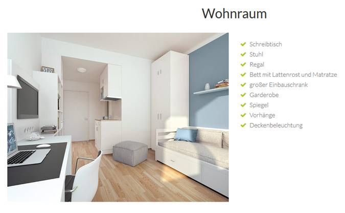 Wohnraum Beschreibung -- Stilvolle, neuwertige 1-Zimmer-Wohnung mit Einbauküche in Harburg, Hamburg