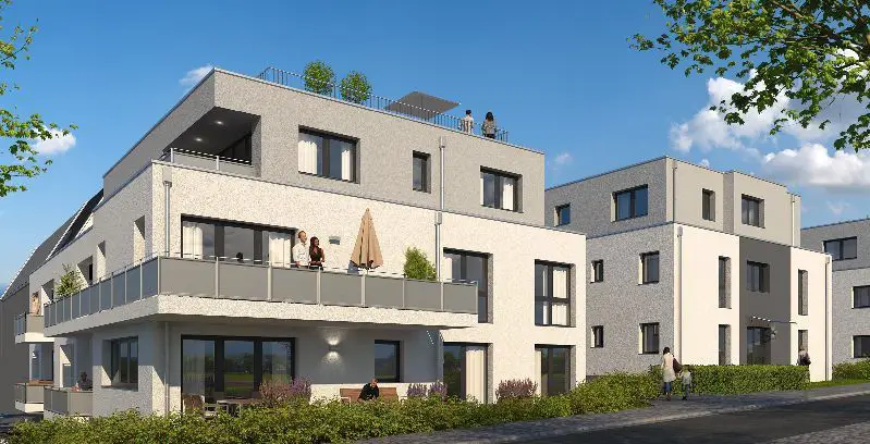 Ansicht -- Neubau-Eigentumswohnung-Schlüsselfertig, Terrasse und Garten in Top-Lage!