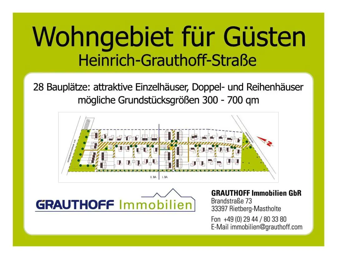 Baugebiet_Schild_Güsten_4000x3 -- Baugrundstücke im schönen Sachsen-Anhalt zu verkaufen