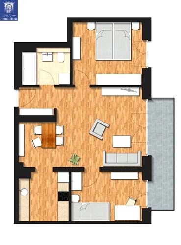  -- Zauberhafte 3-Zimmerwohnung mit Balkon, separater Küche, moderner EBK und schickem Bad am Postplatz