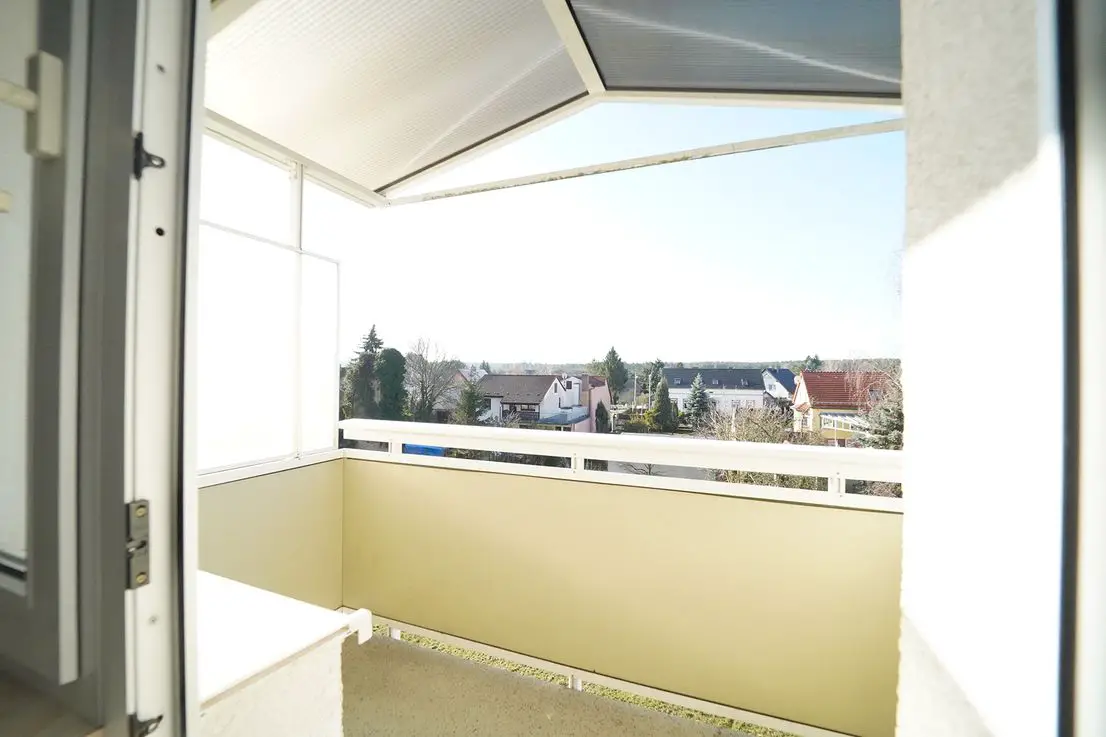 Balkon -- 3-Raum-Wohnung in ruhiger Lage