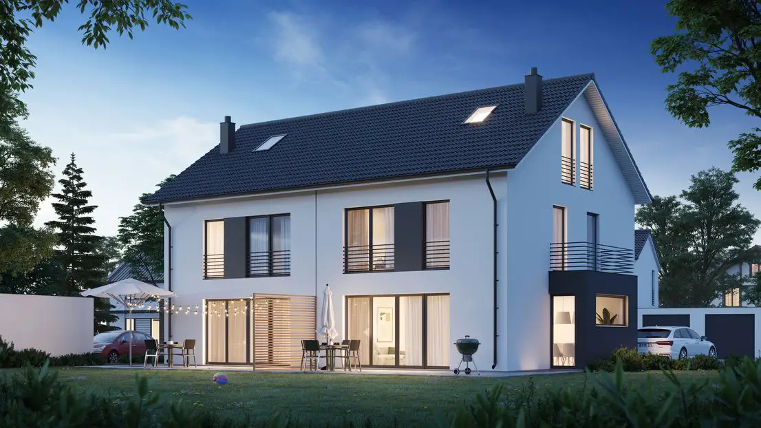 Neubauprojekt_eines_Doppelhaus -- Nur noch 1 DHH verfügbar!!! Traumlage - Modernes Neubau-Doppelhaus in Erding