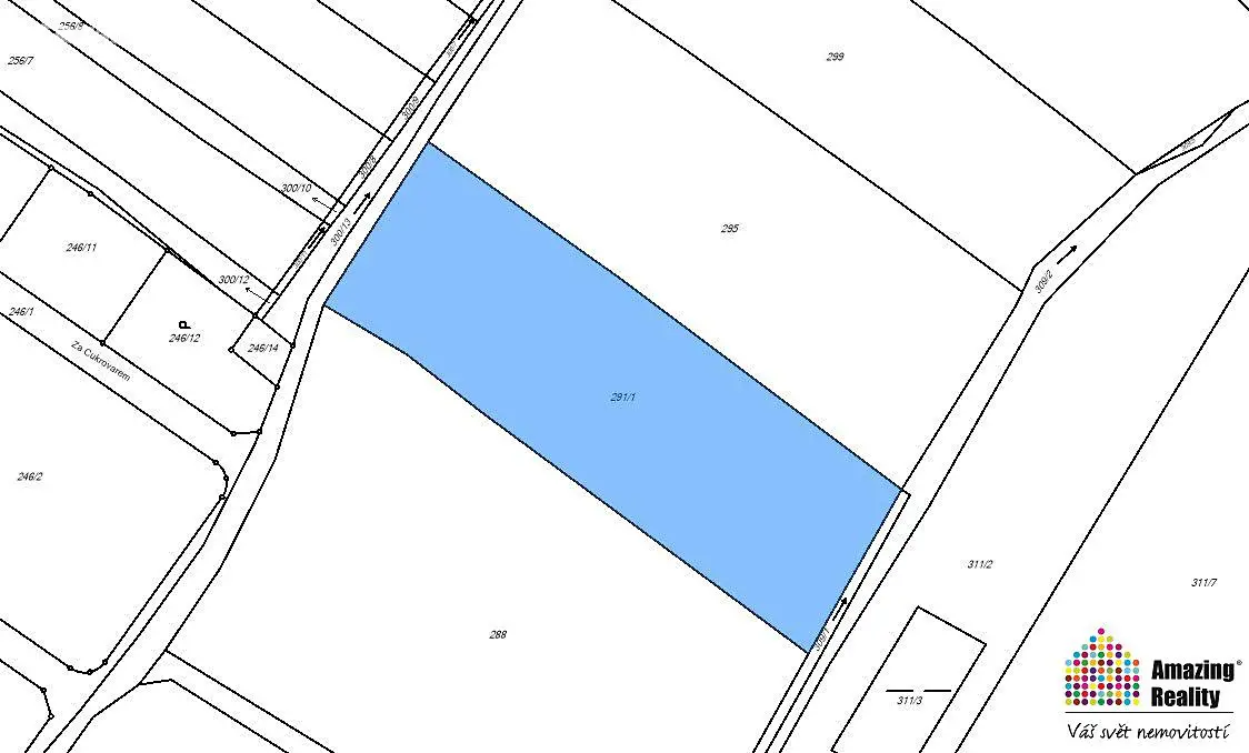 Prodej  stavebního pozemku 6 312 m², Cerhenice, okres Kolín