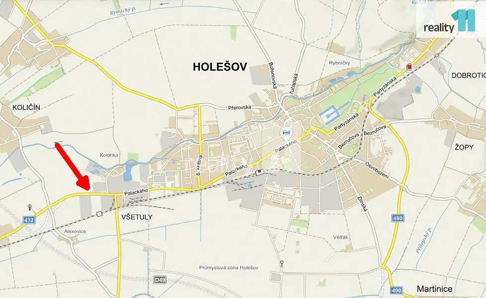 Holešov - Všetuly, okres Kroměříž
