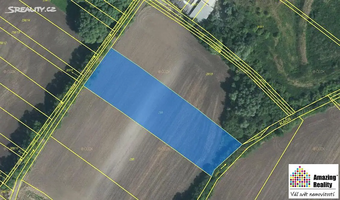 Prodej  stavebního pozemku 5 751 m², Cerhenice, okres Kolín