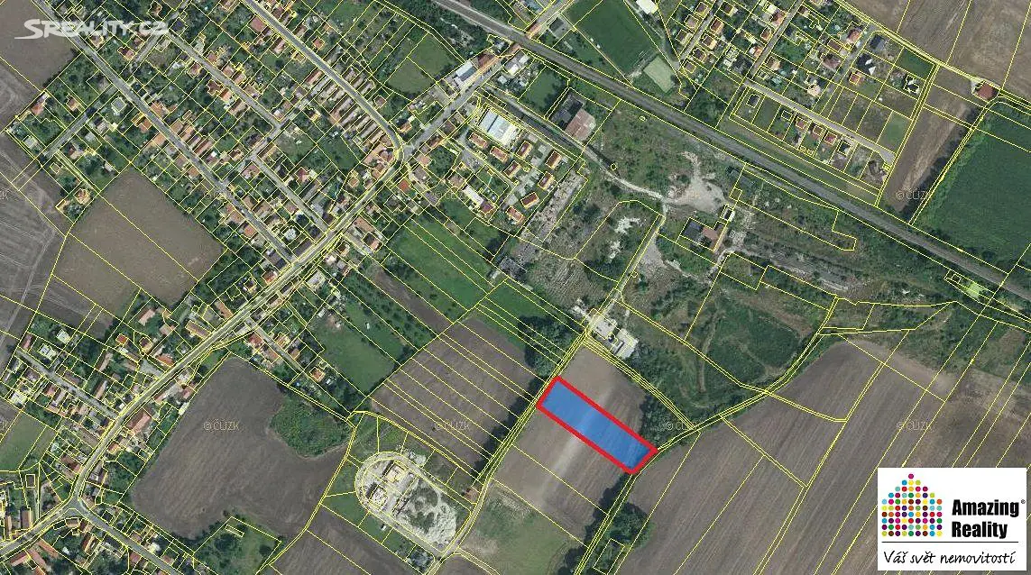Prodej  stavebního pozemku 5 751 m², Cerhenice, okres Kolín