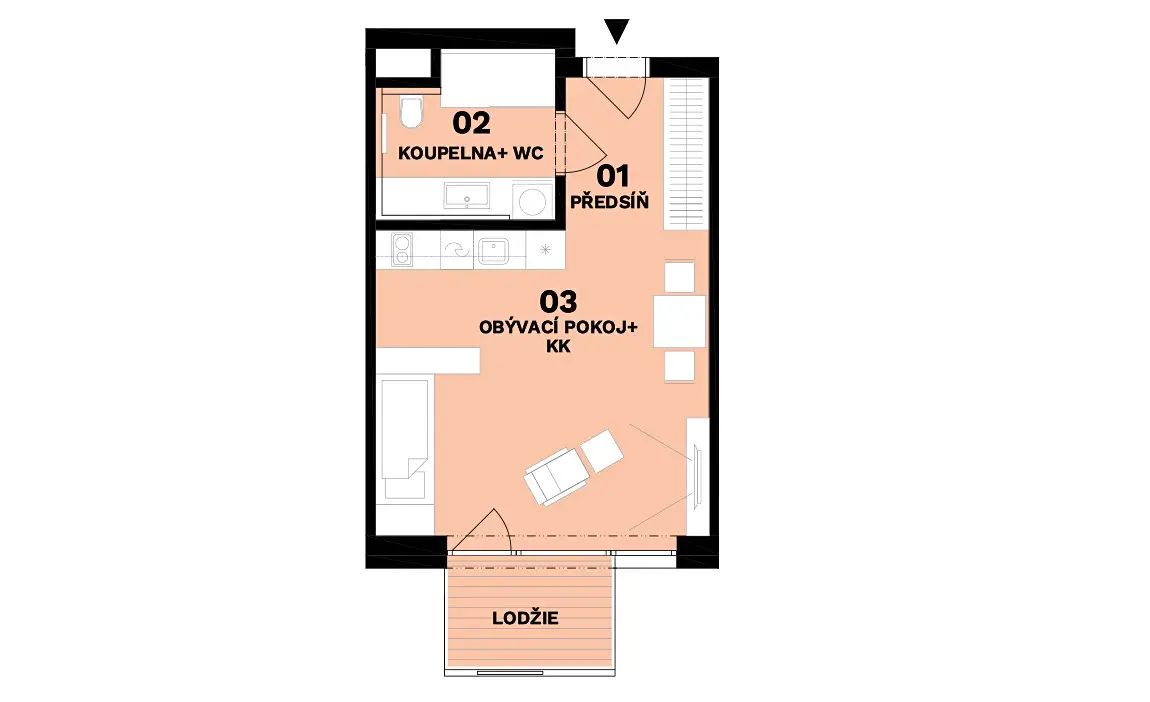 Prodej bytu 1+kk 38 m², Na Celně, Mladá Boleslav - Mladá Boleslav III