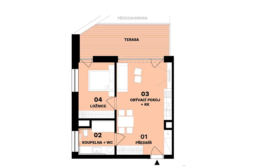 Prodej bytu 2+kk 48 m², Na Celně, Mladá Boleslav - Mladá Boleslav III