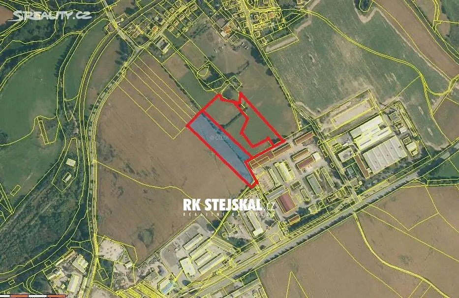 Prodej  komerčního pozemku 29 197 m², Jindřichův Hradec - Dolní Skrýchov, okres Jindřichův Hradec