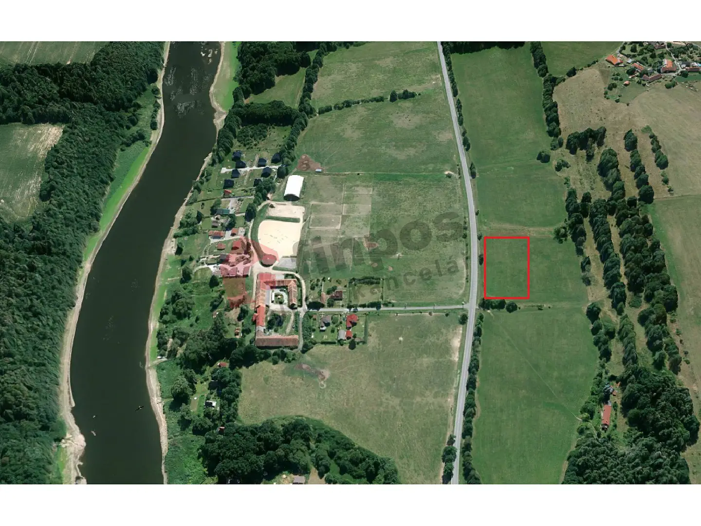 Prodej  stavebního pozemku 5 665 m², Albrechtice nad Vltavou - Újezd, okres Písek