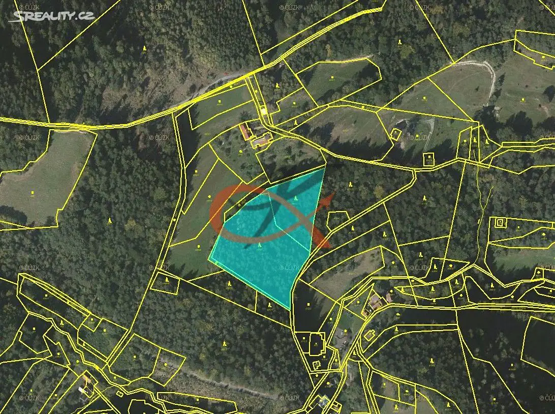 Prodej  lesa 9 679 m², Hutisko-Solanec, okres Vsetín