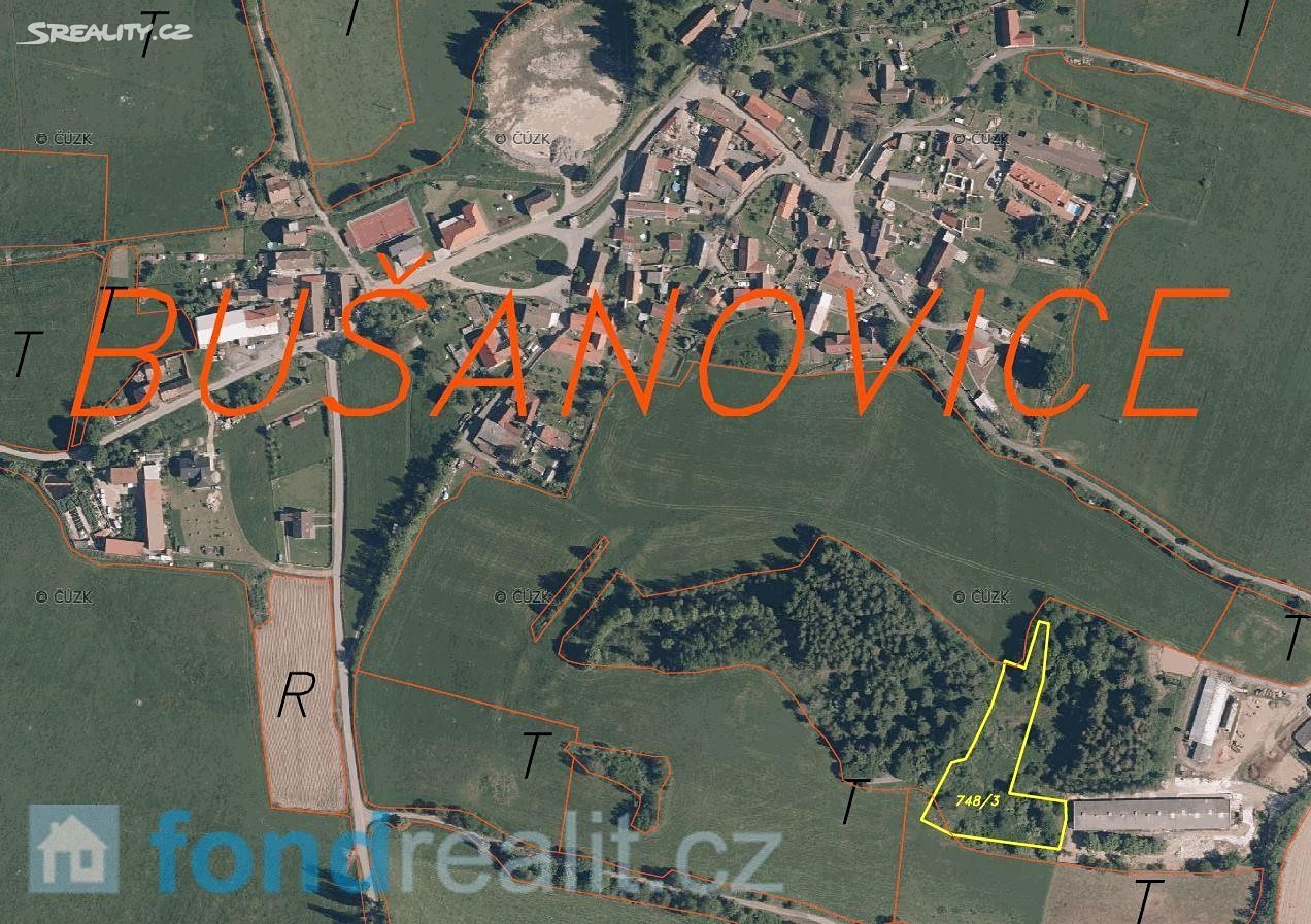 Prodej  pozemku 4 183 m², Bušanovice, okres Prachatice