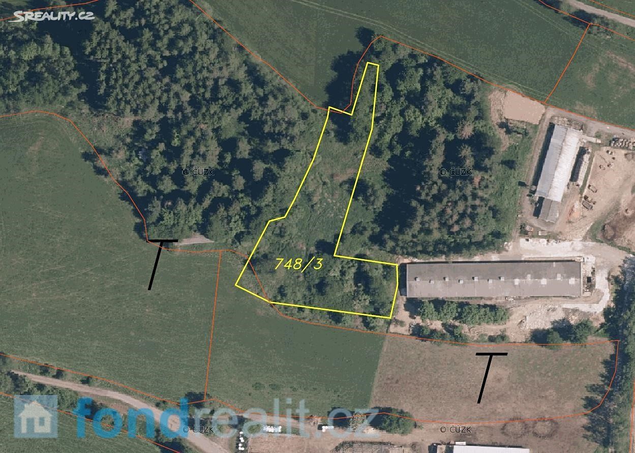 Prodej  pozemku 4 183 m², Bušanovice, okres Prachatice