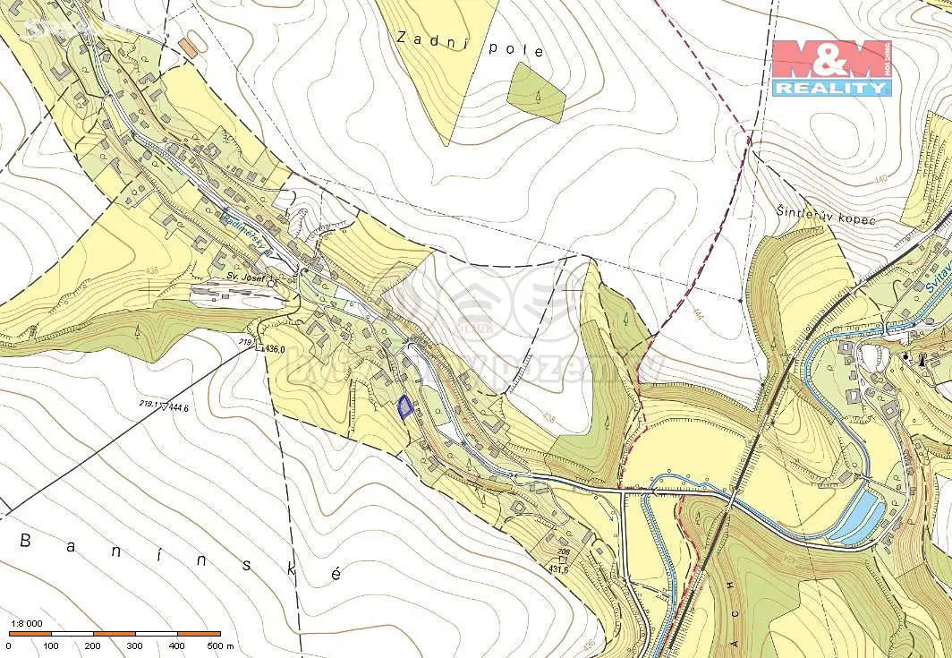 Prodej  pozemku 962 m², Radiměř, okres Svitavy