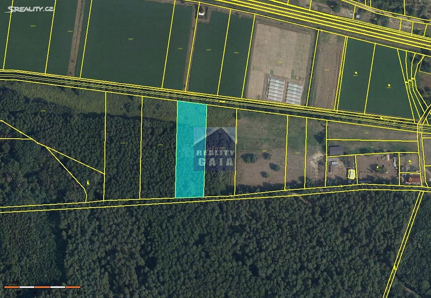 Prodej  lesa 4 662 m², Bzenec, okres Hodonín
