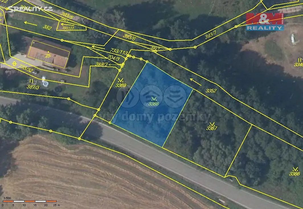 Prodej  pozemku 827 m², Tutleky, okres Rychnov nad Kněžnou