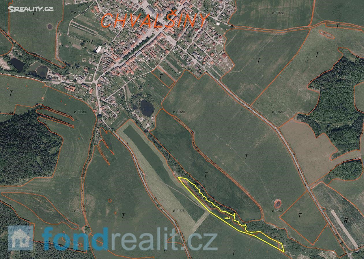 Prodej  pozemku 21 761 m², Chvalšiny, okres Český Krumlov