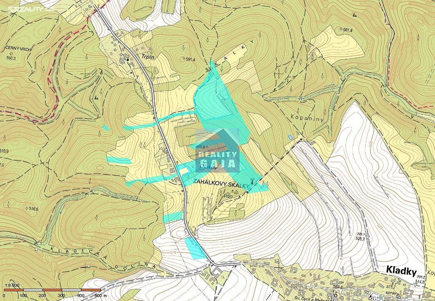 Prodej  lesa 138 796 m², Kladky, okres Prostějov